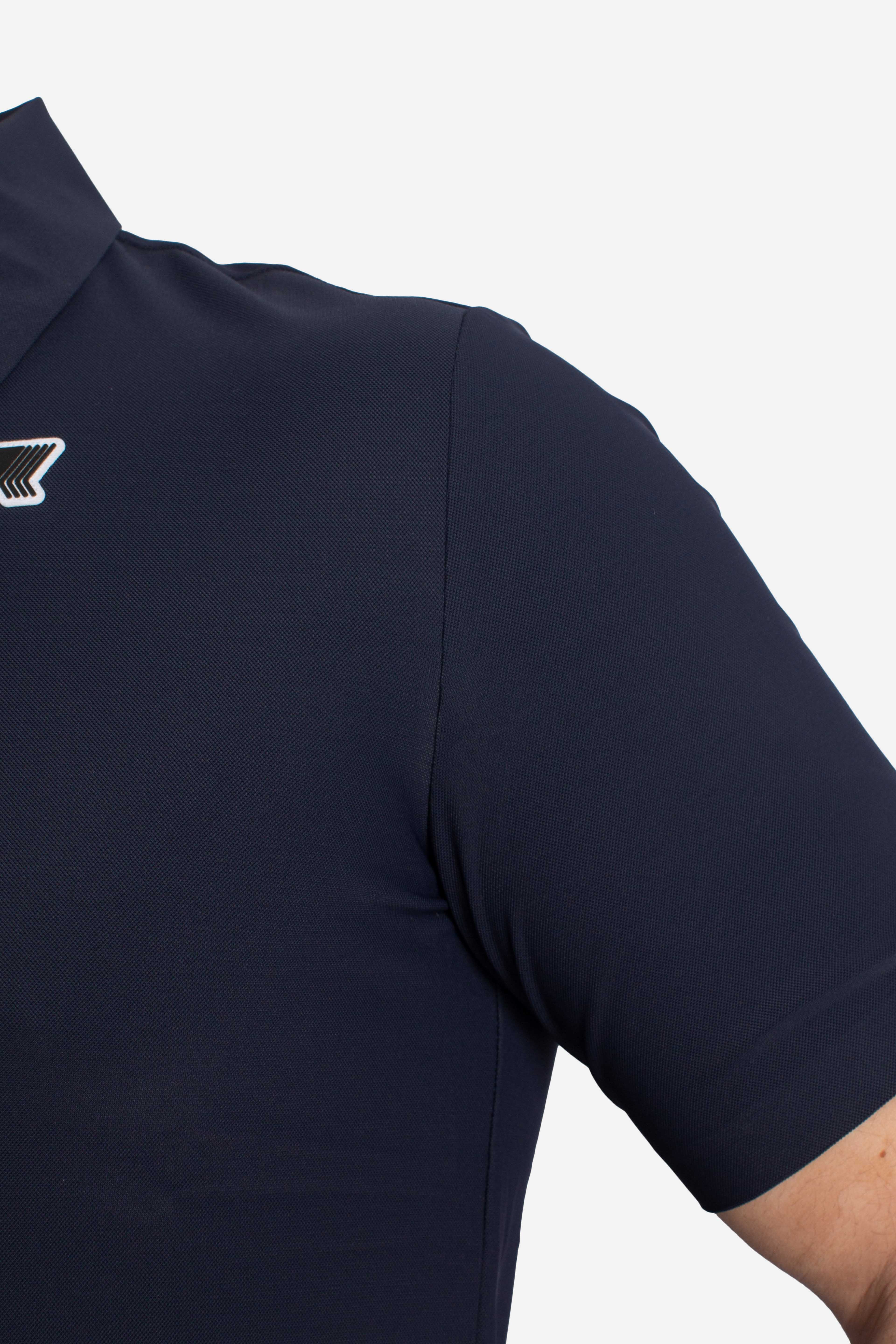 Maglia polo tecnica Swing golf blue depth bw