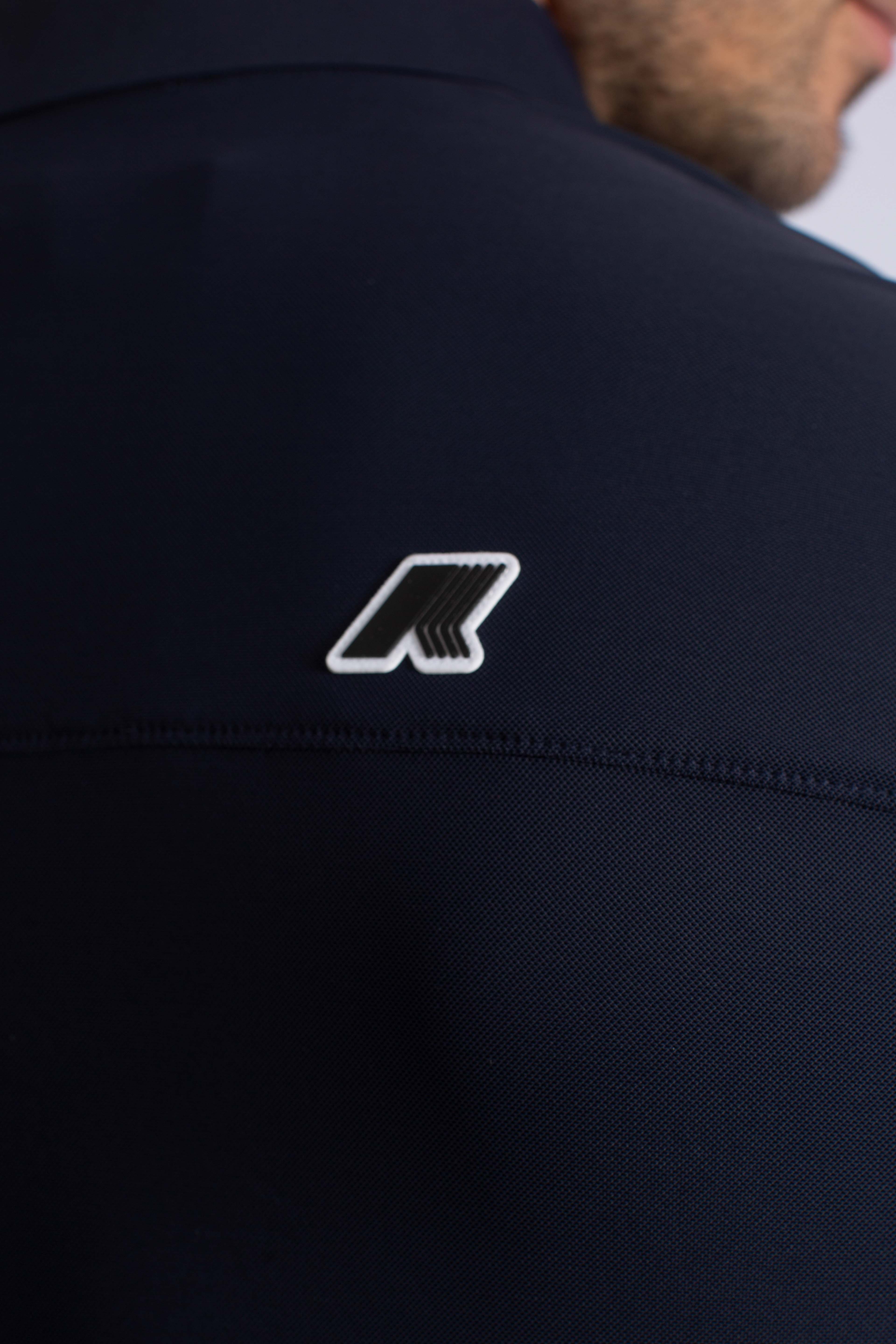 Maglia polo tecnica Swing golf blue depth bw