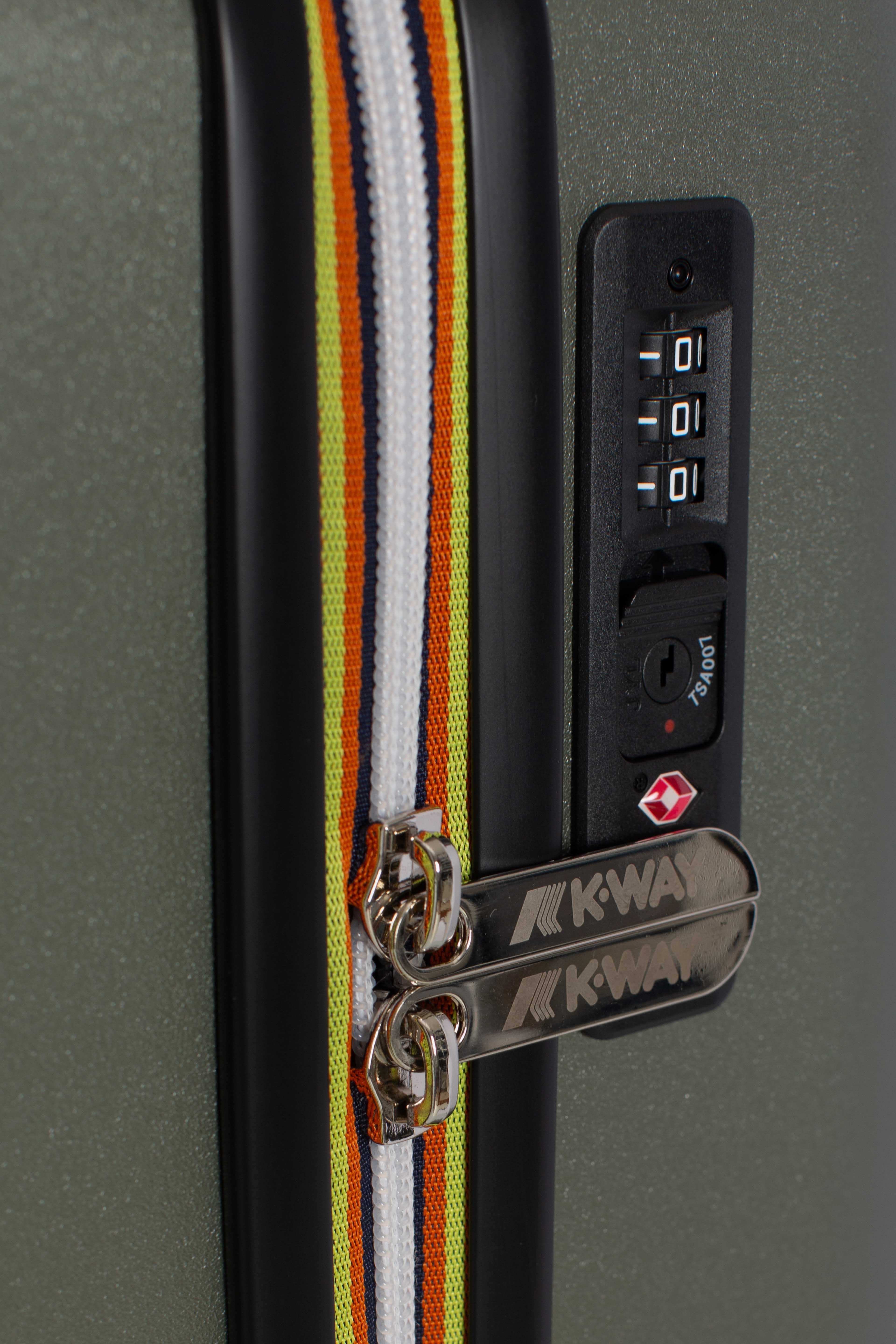 Borsa trolley unisex Eudoxie Logo green lichen