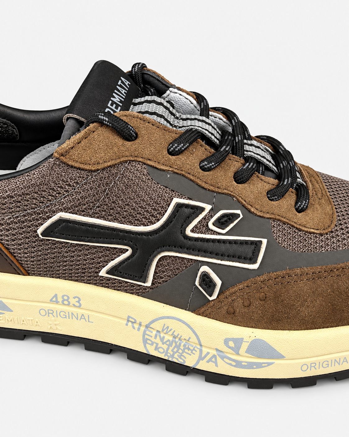 Premiata Nous 7725 Sneakers Uomo Marrone