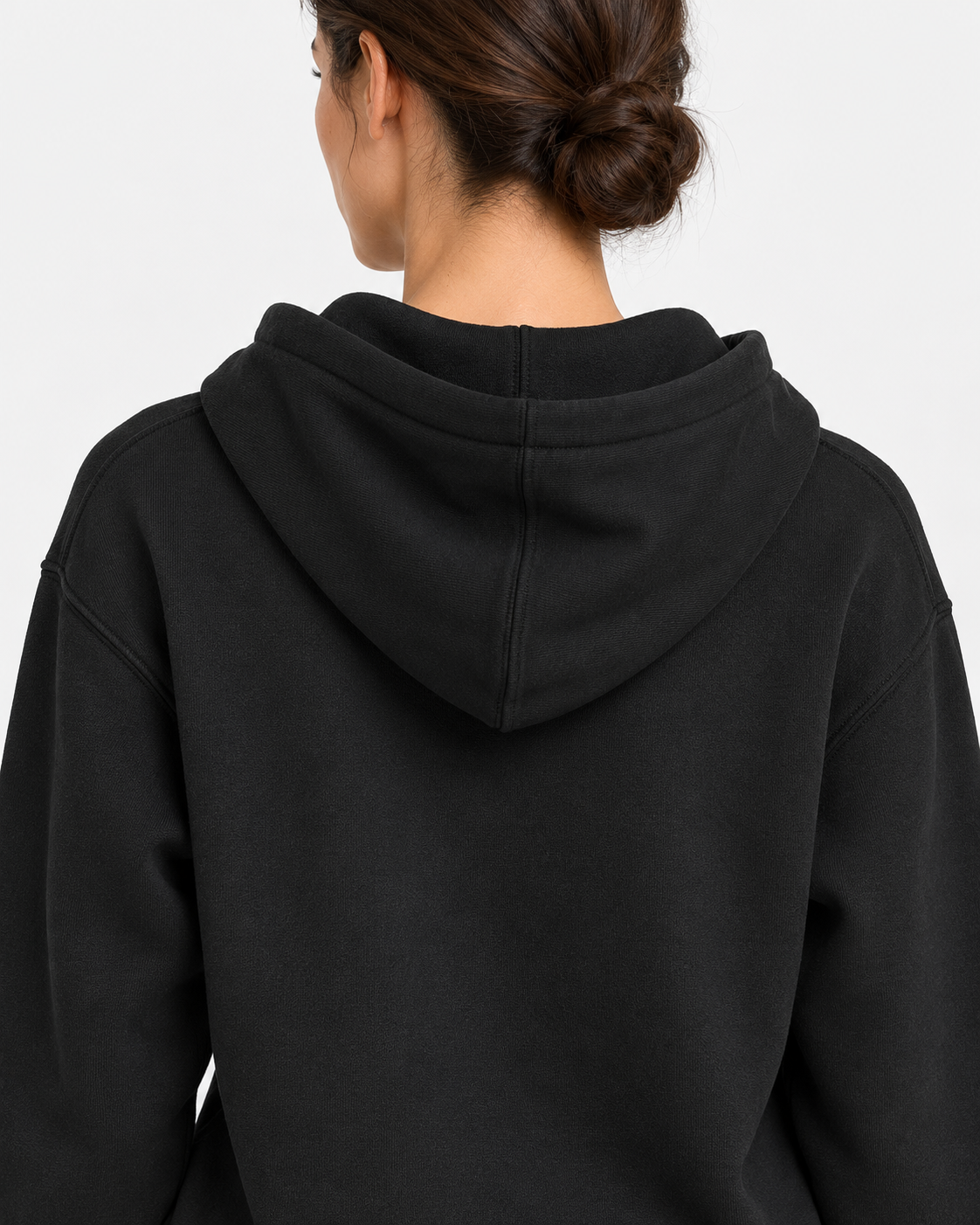 Polo Ralph Lauren Felpa Donna Nera con Cappuccio e Zip