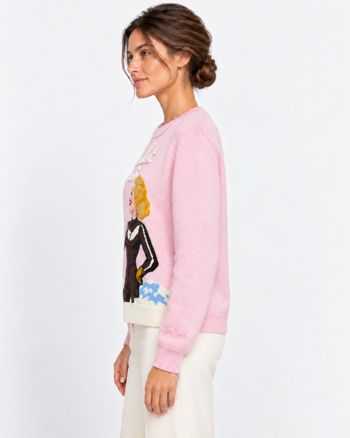 MC2 Saint Barth Maglia Donna Chalet e Rosé Rosa