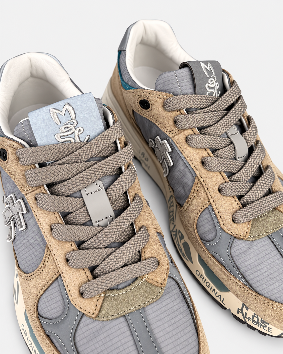 Premiata Mase 8520 Sneakers Donna Beige Grigio