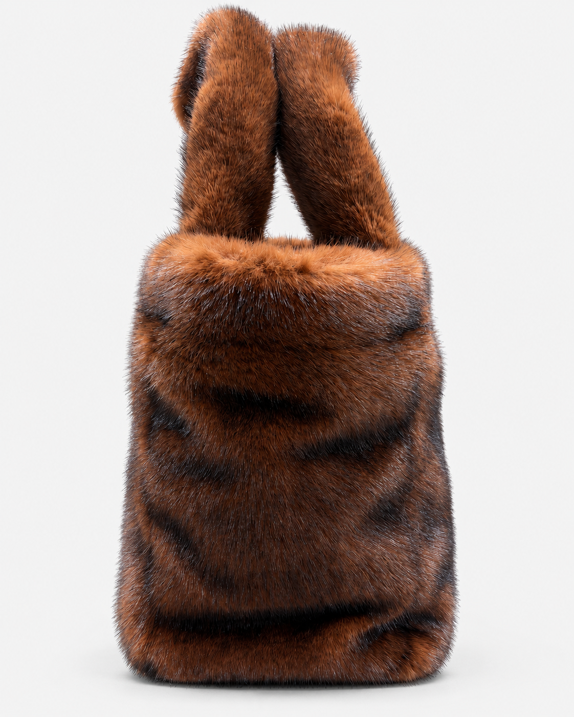 MC2 Saint Barth Borsa Donna Colette Soft Fur Marrone
