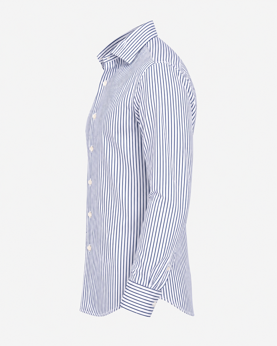 Archivium Camicia Tecnica Uomo a Righe Blu e Bianche