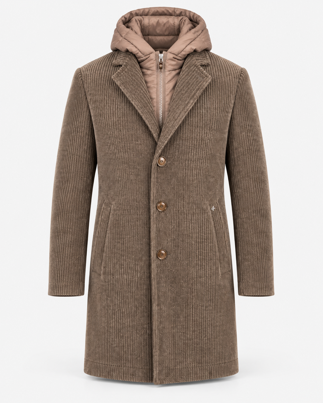 Distretto 12 Cappotto Uomo Alba Moro Doppiopetto