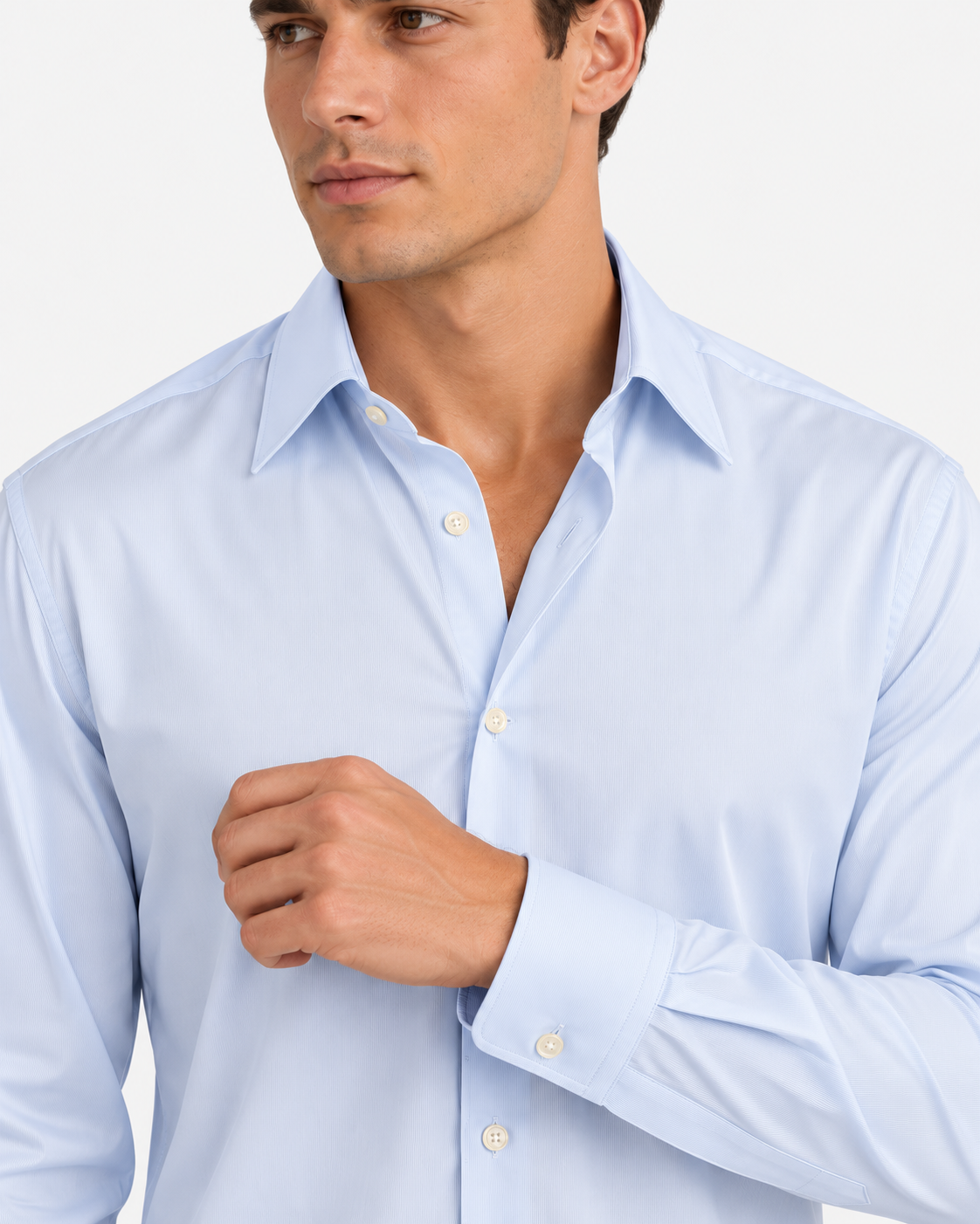 Archivium Camicia Tecnica Uomo Light Blue
