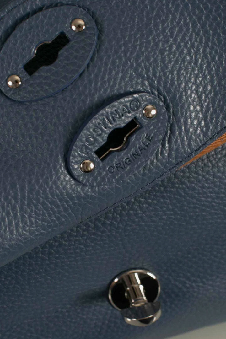 Borsa Postina Daily S blue pavon