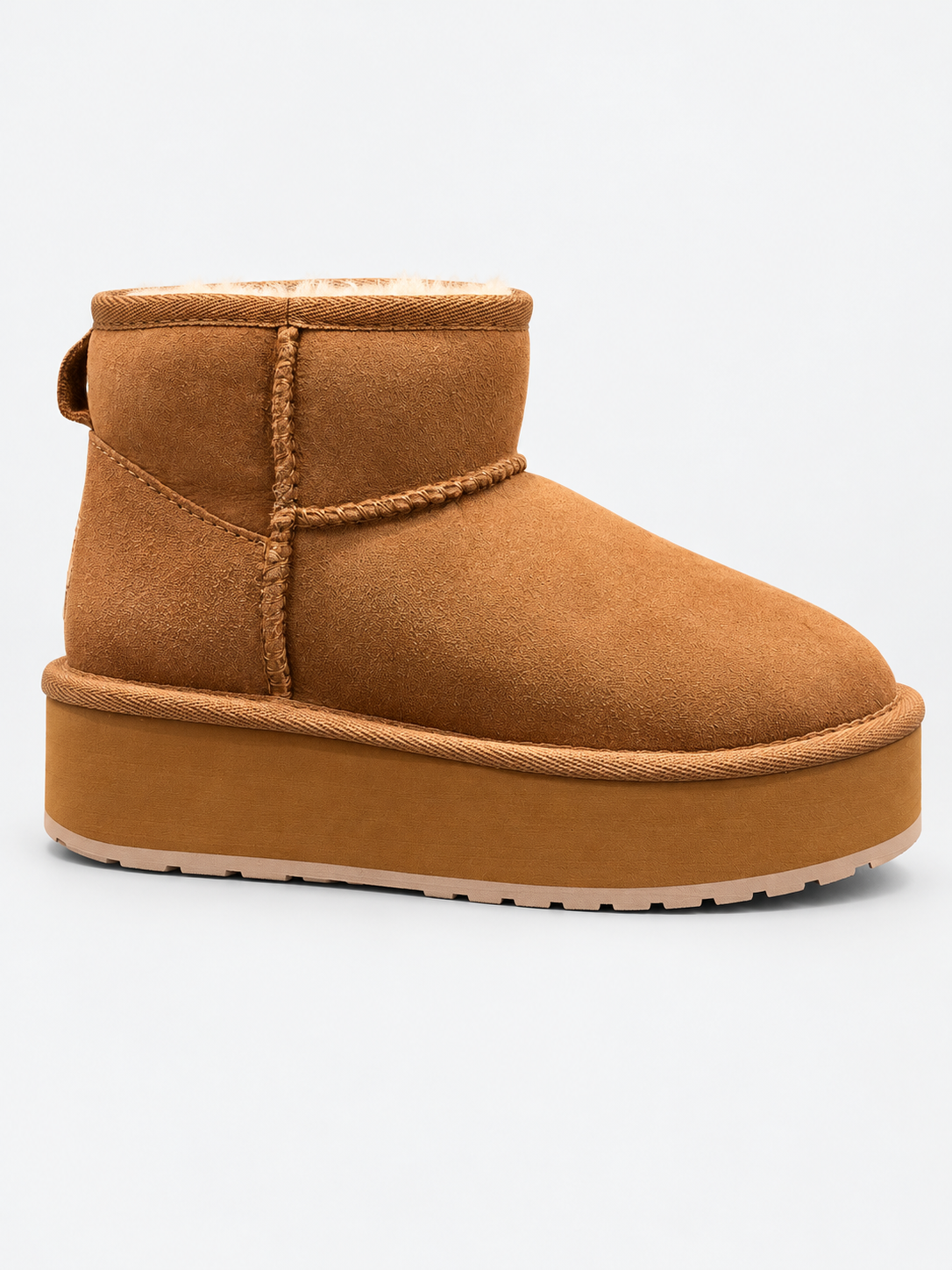 EMU Australia Stivaletti Donna Stinger Micro Flatform 2.0 Chestnut