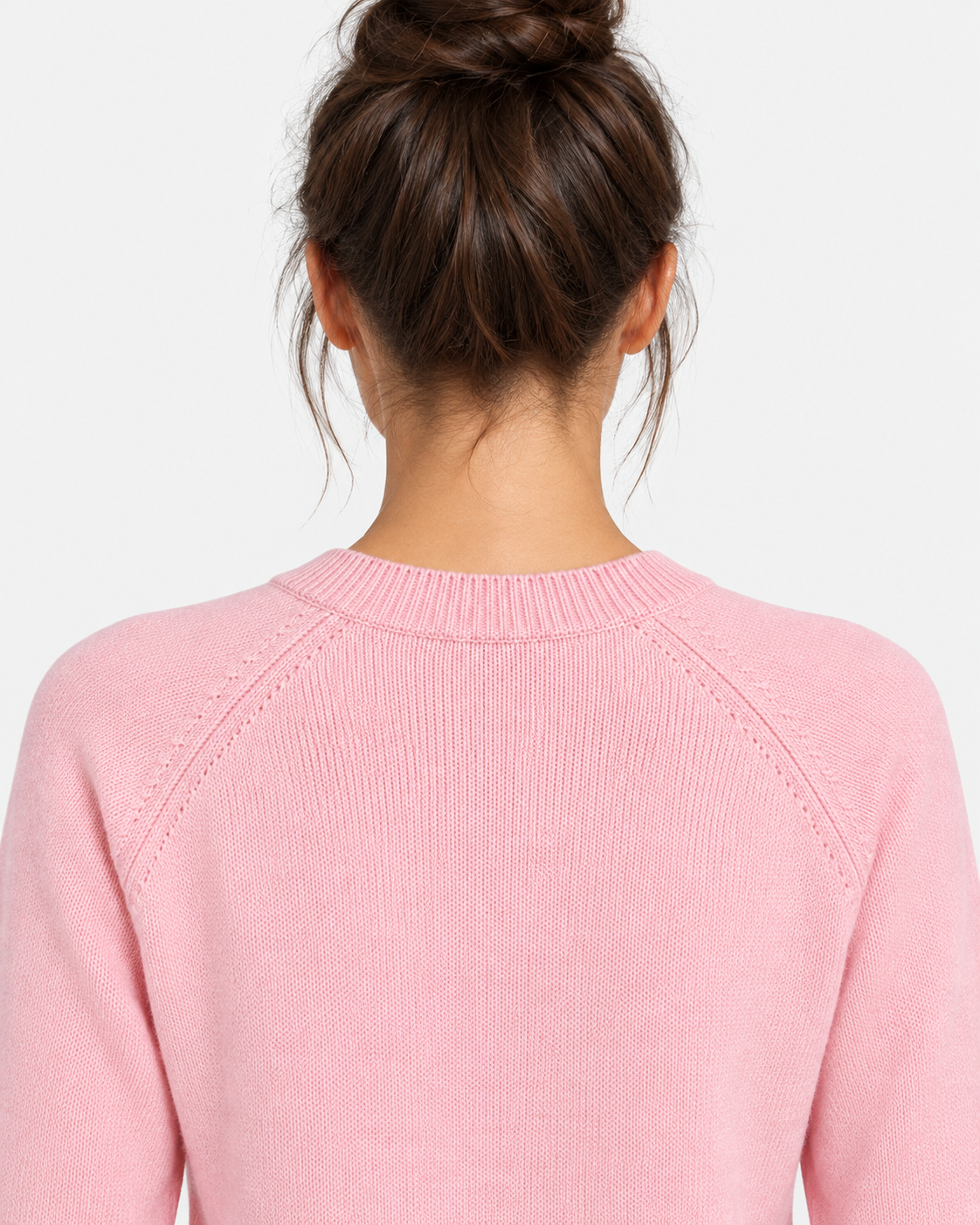 MC2 Saint Barth Maglia Donna Girocollo in Cashmere Rosa