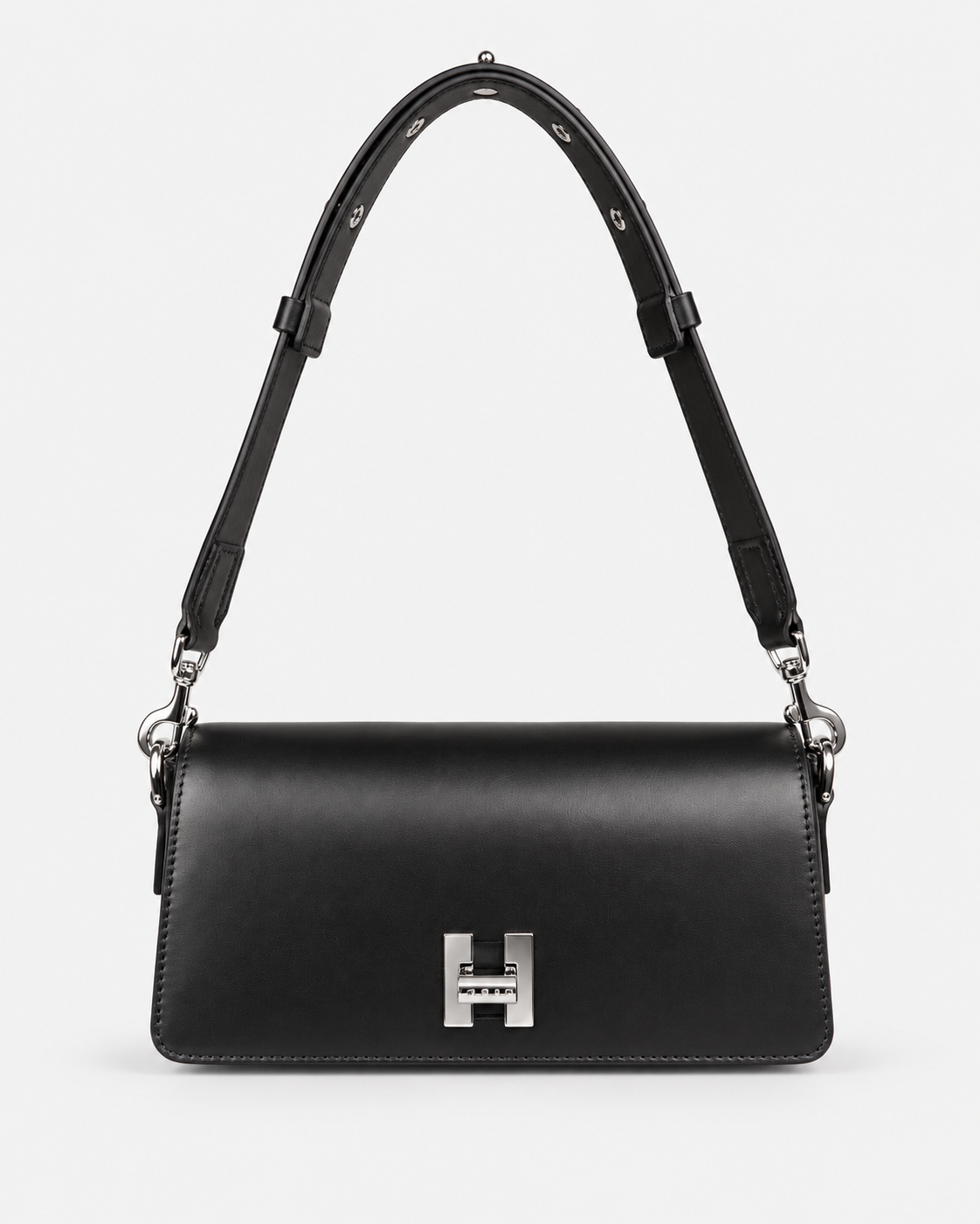 Hogan Borsa donna Flap H-Turn Mini in pelle nera