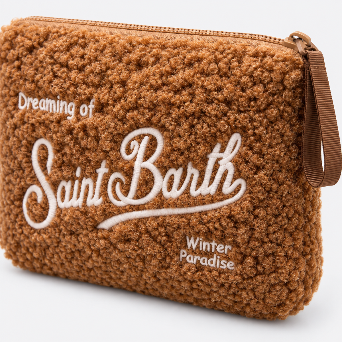 MC2 Saint Barth Pochette Donna Aline Teddy Color Cognac