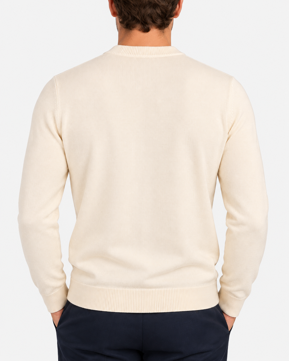 MC2 Saint Barth Maglia Uomo Night Bluewatch New Man Panna