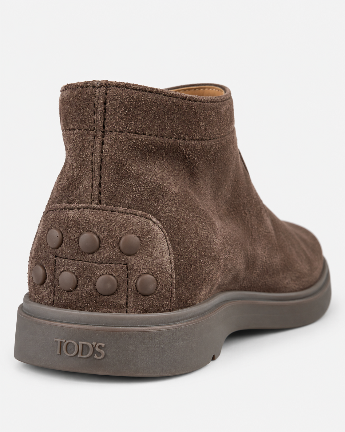 Tod’s Polacchino Uomo in Pelle Scamosciata Marrone