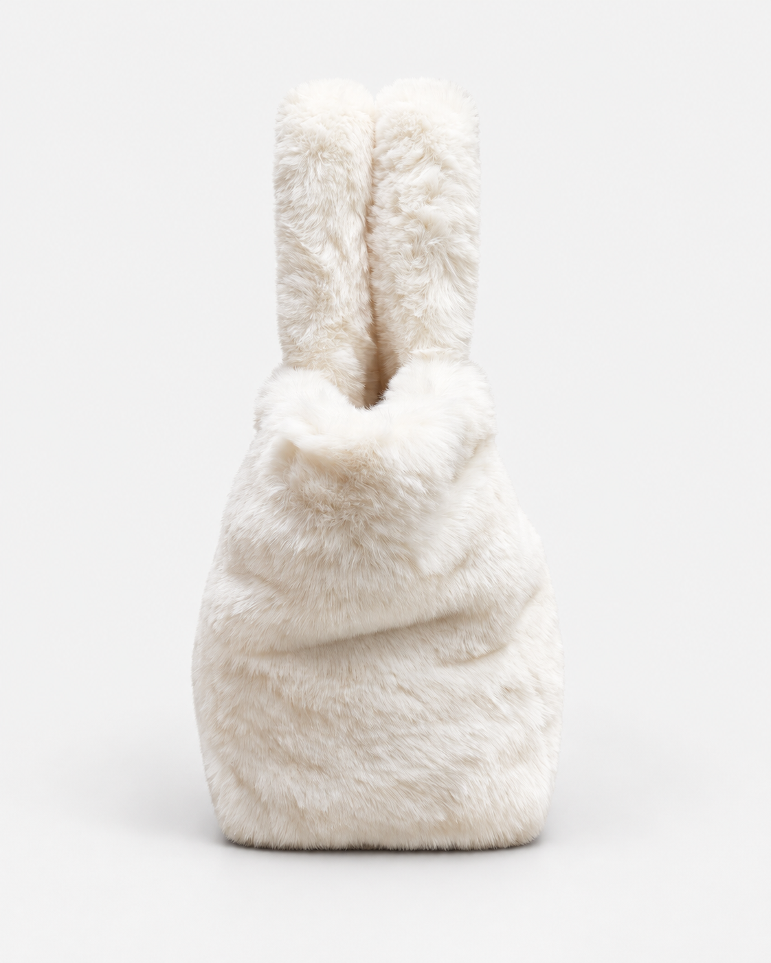 MC2 Saint Barth Borsa Donna Vanity Mini Soft Fur Avorio