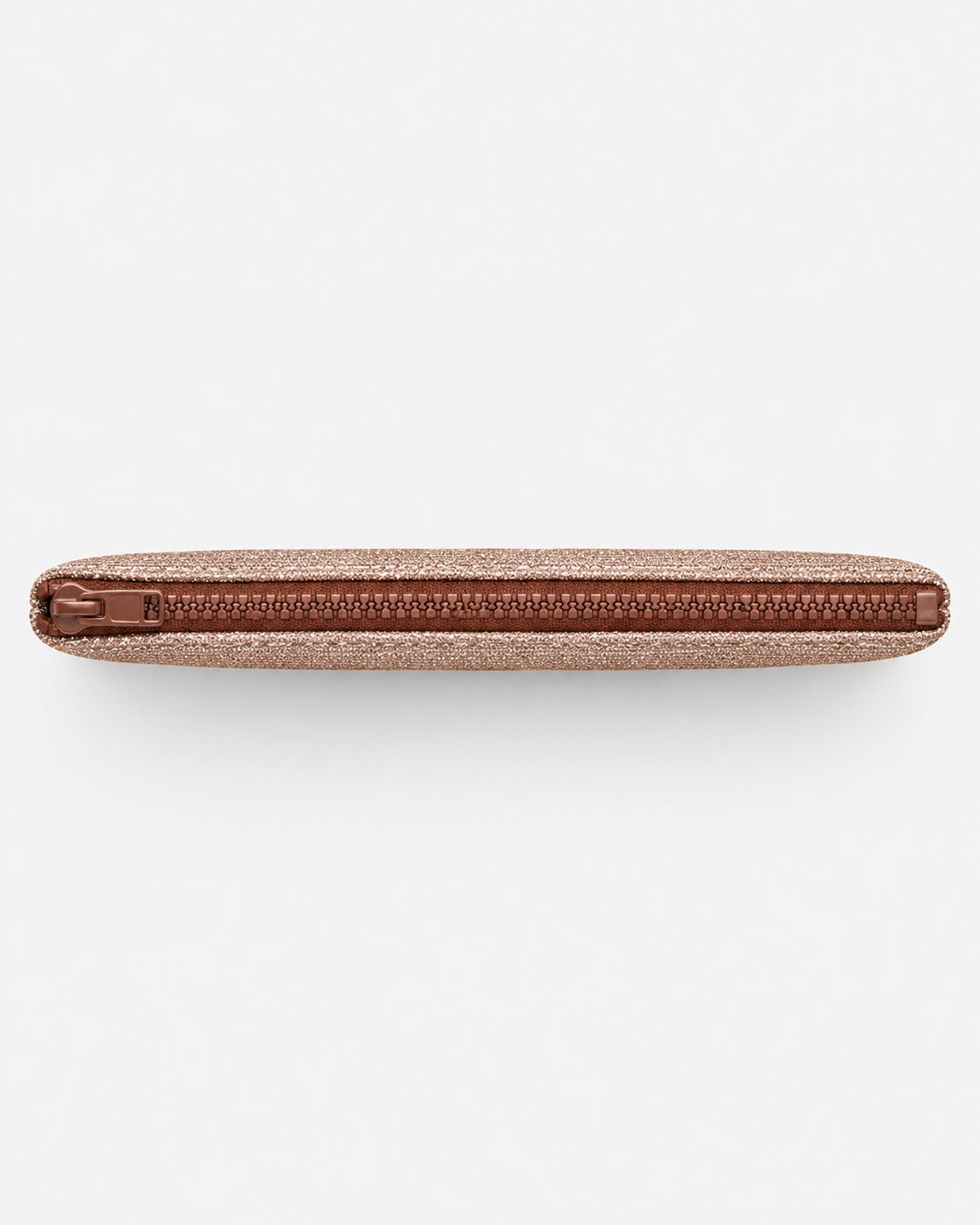 MC2 Saint Barth Pochette Donna Aline Lurex Beige con Ricamo Marrone
