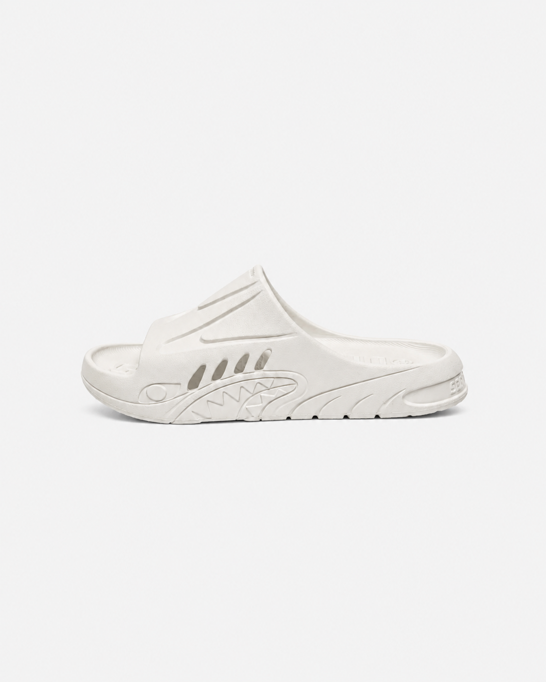 CIABATTA DA MARE SHARK SLIDE WHITE