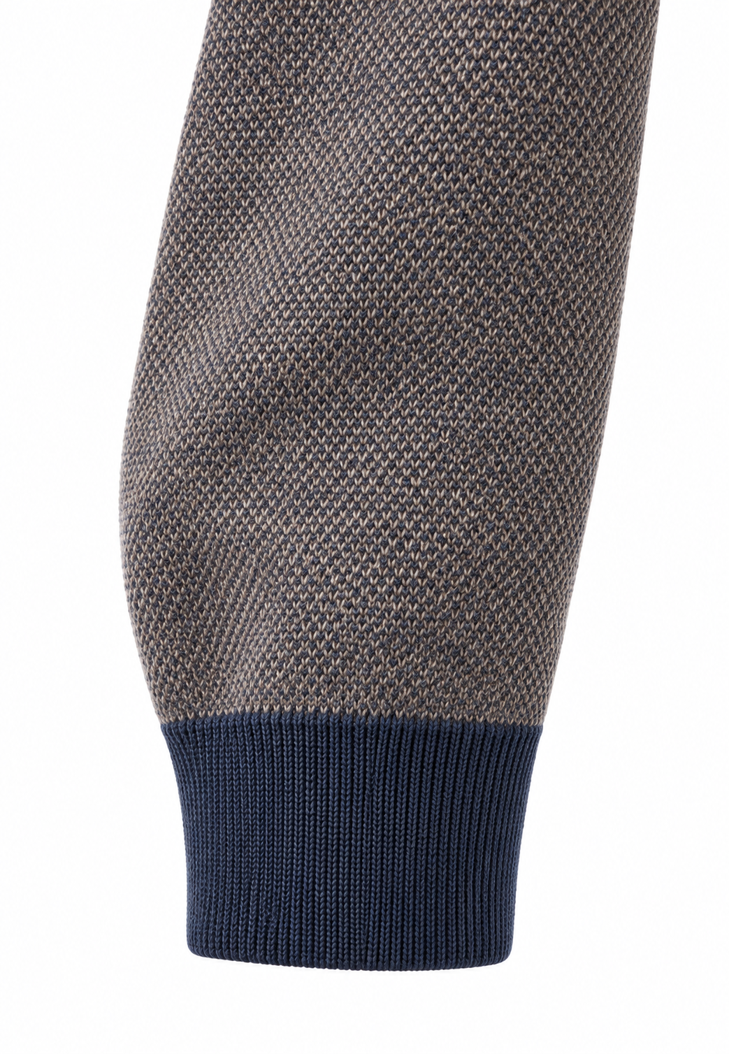 Gran Sasso Cardigan uomo in lana vergine moro blu