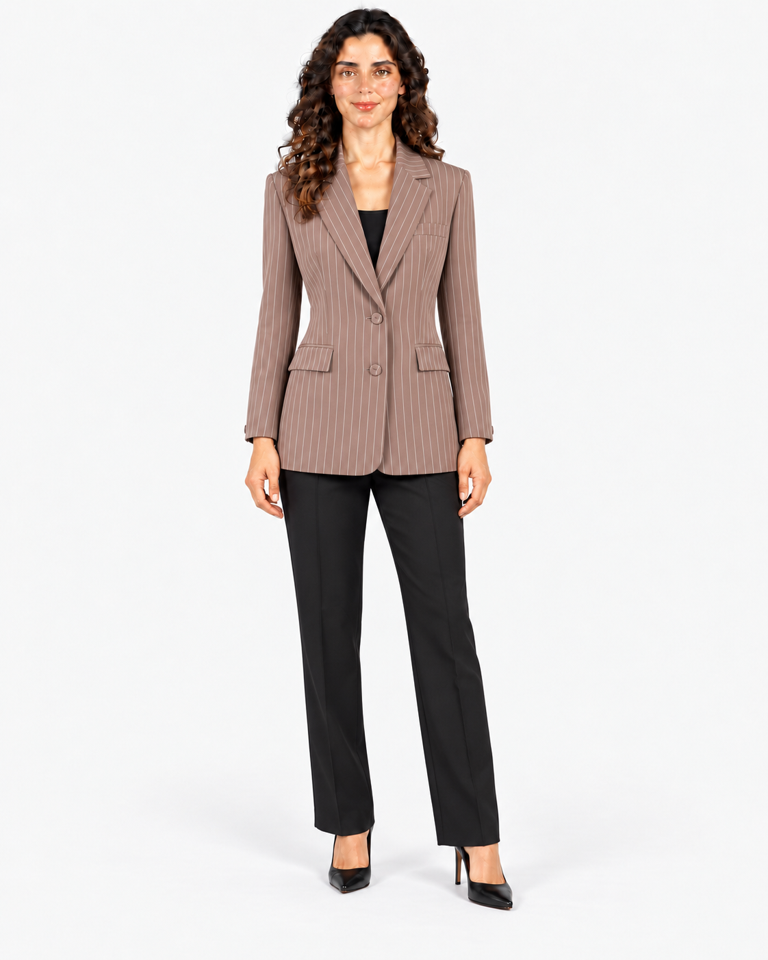 Imperial Giacca Donna Gessata Moro
