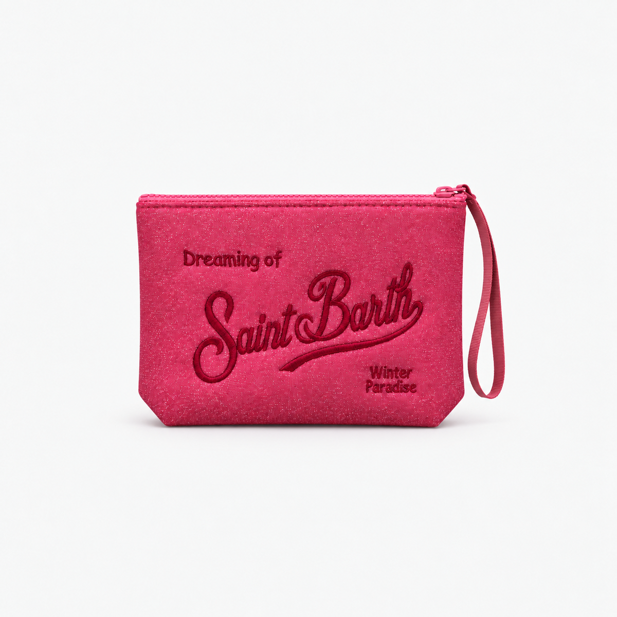 MC2 Saint Barth Pochette Donna Aline Lurex Fucsia