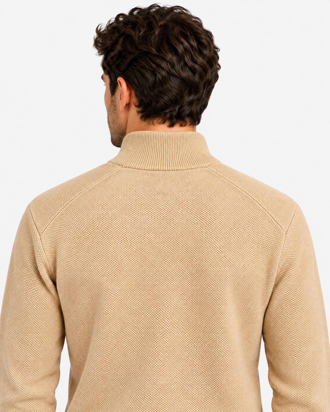 Polo ralph lauren maglia zip brown