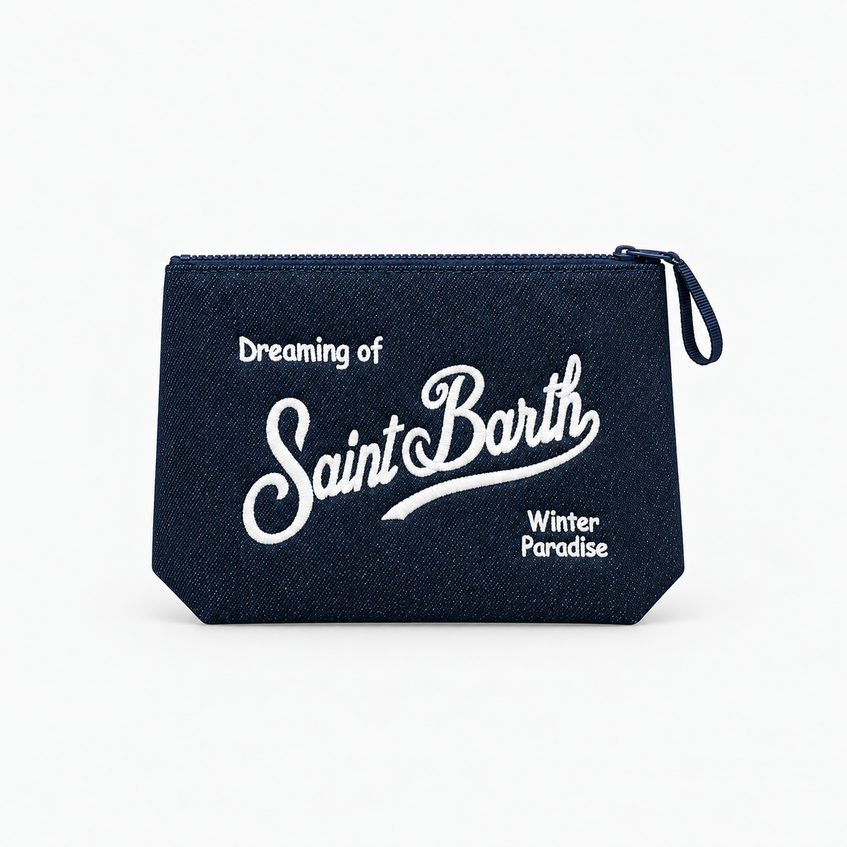 MC2 Saint Barth Pochette Donna Aline in Denim Blu Scuro