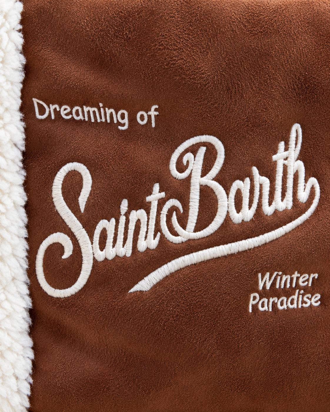 MC2 Saint Barth Borsa Donna Vanity Mini Shearling Cognac con Tracolla