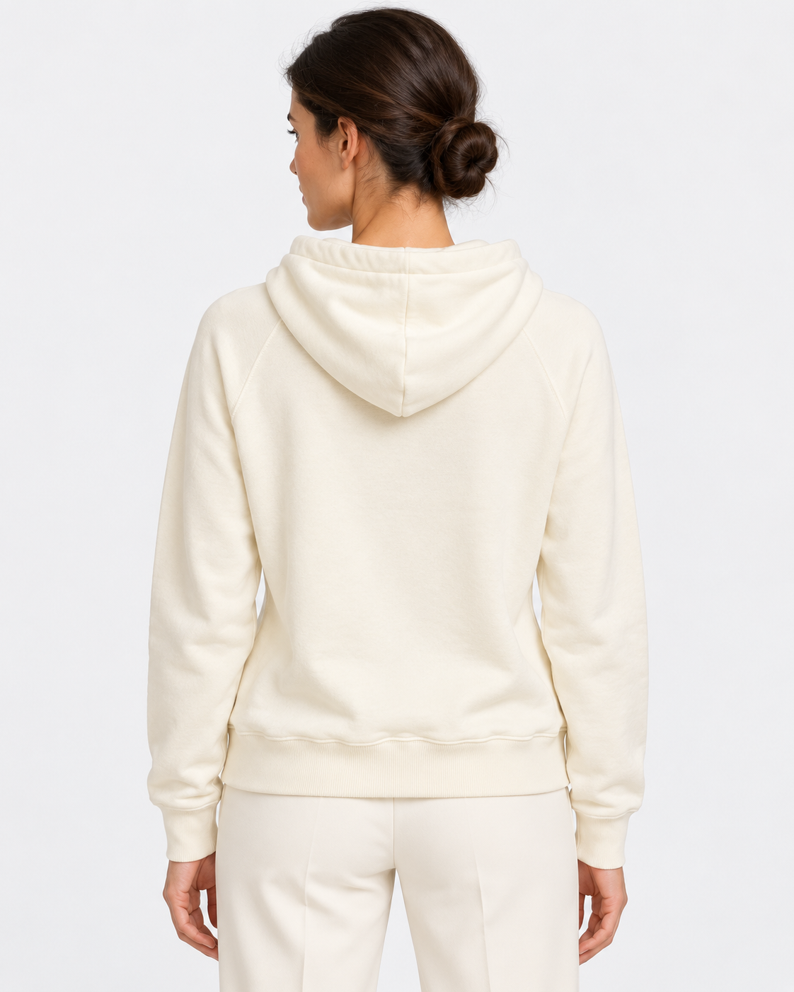Polo Ralph Lauren Felpa Donna Polo Bear con Cappuccio Avorio