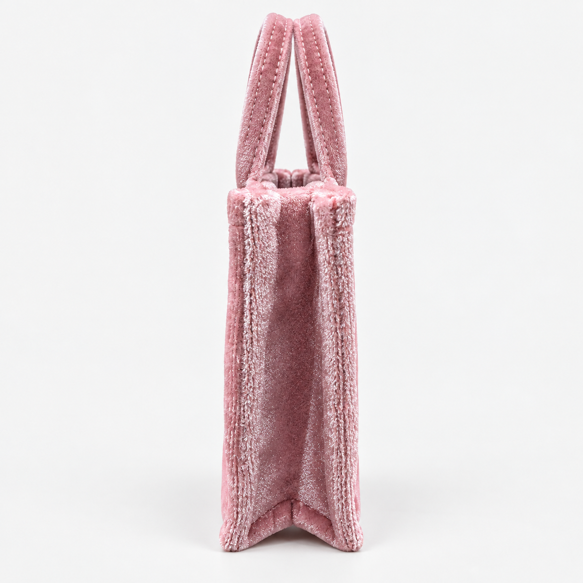 MC2 Saint Barth Phone Bag Donna in Velluto Rosa con Tracolla