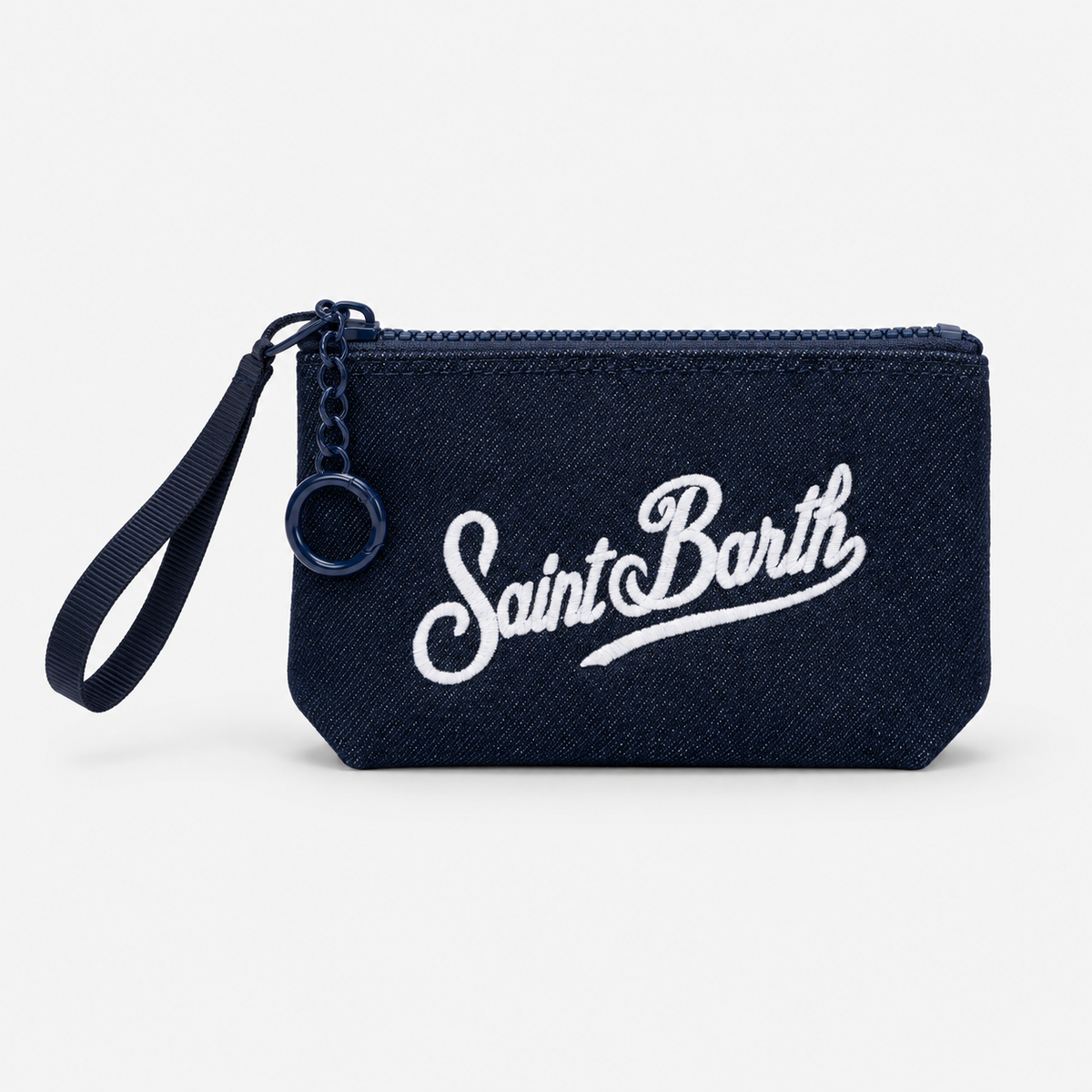MC2 Saint Barth Pochette Donna Aline Mini in Denim Blu Scuro