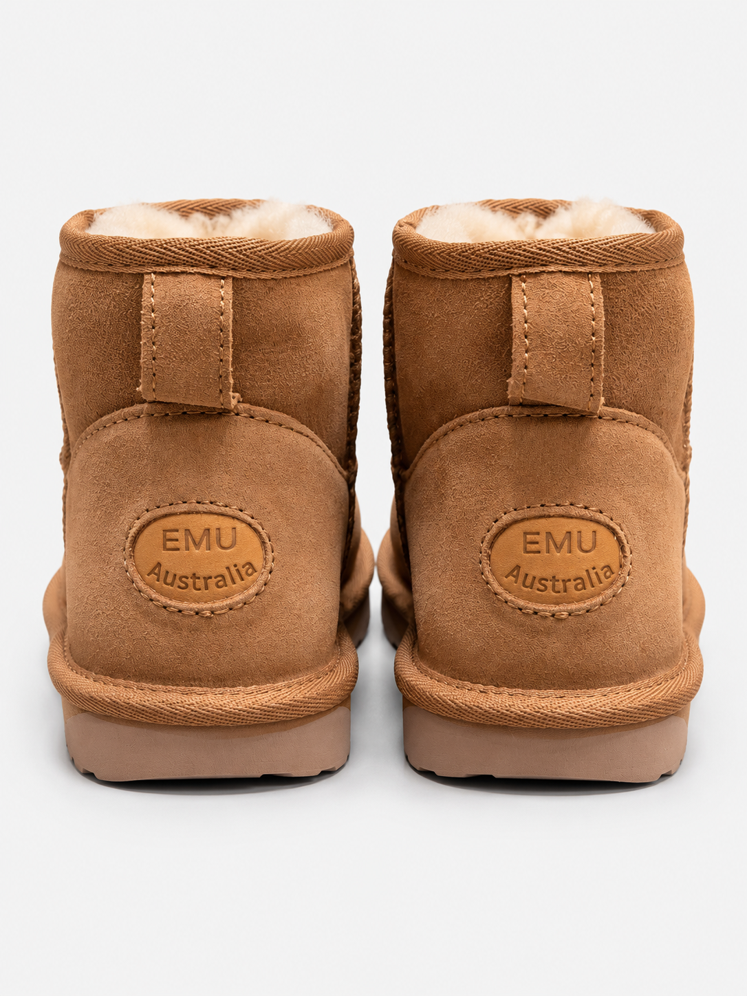 EMU Australia Stivaletti Donna Stinger Micro Chestnut in Montone