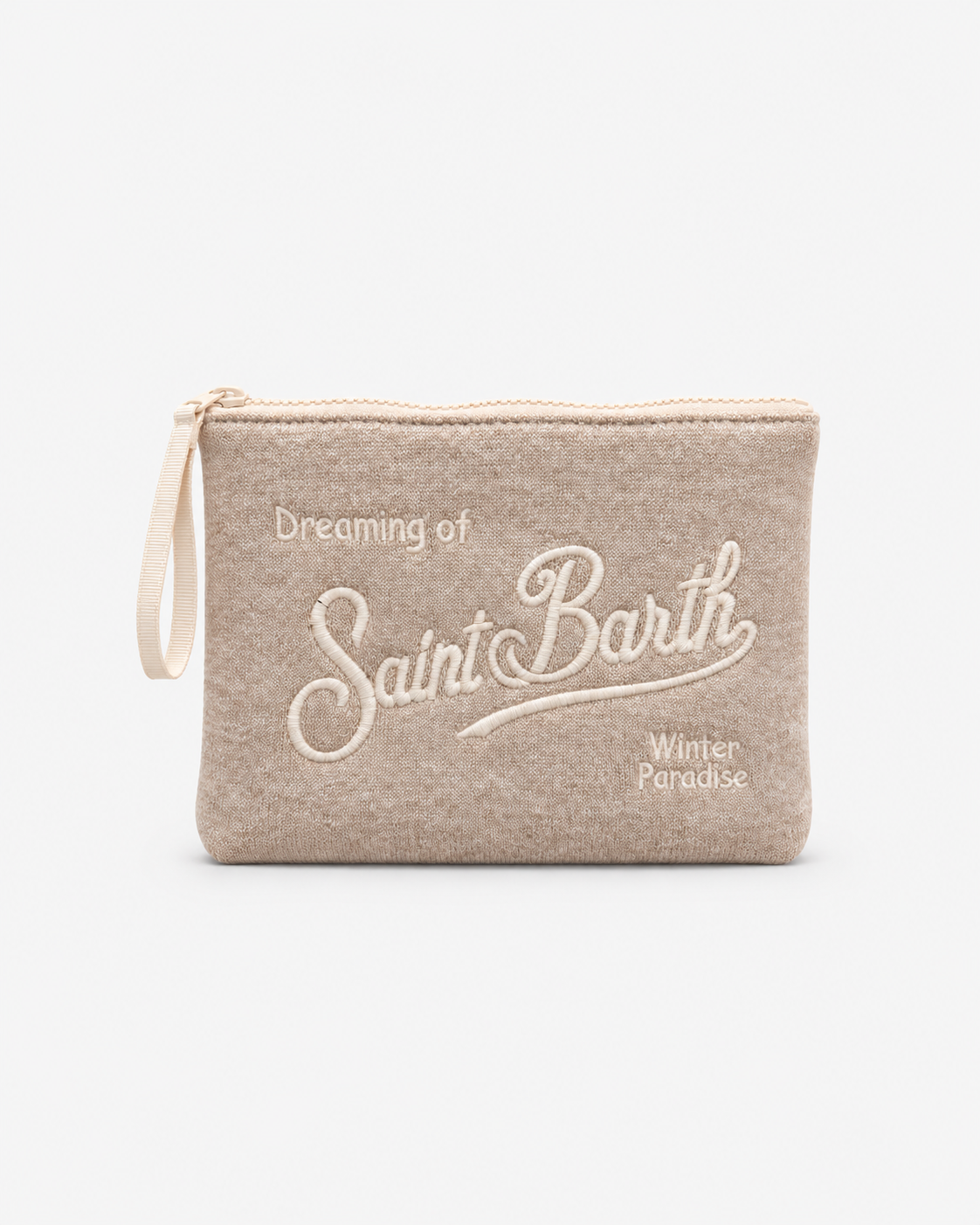 MC2 Saint Barth Pochette Donna Aline Wool Beige