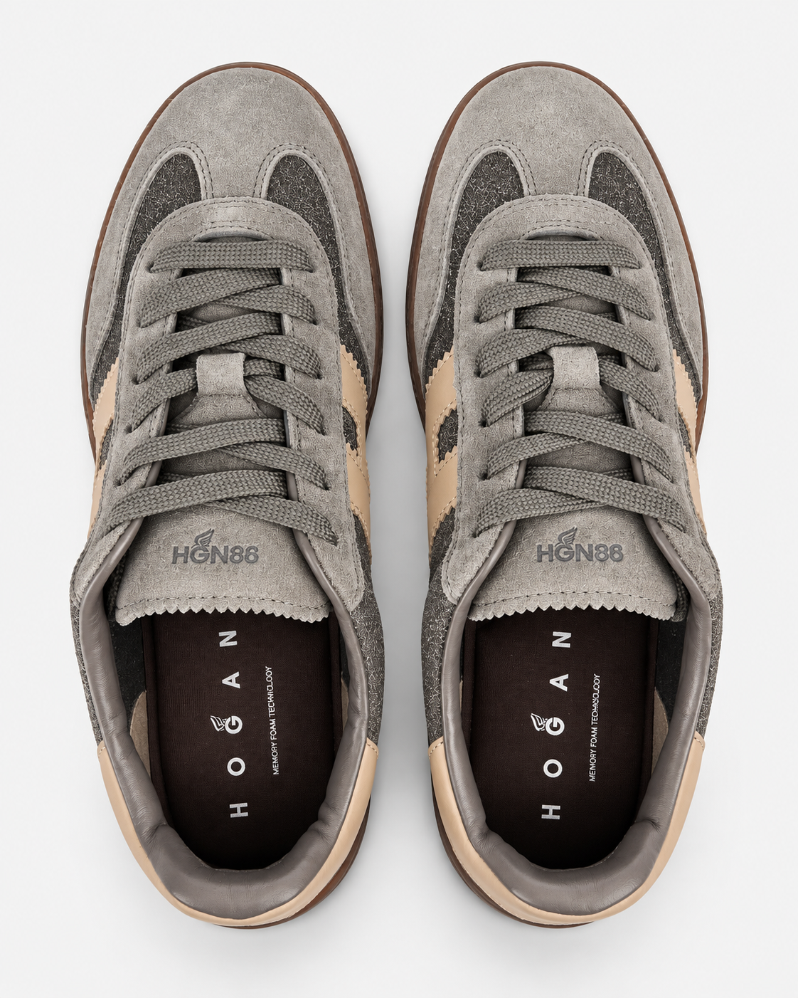 Hogan Cool Sneakers Uomo Grigio Marrone