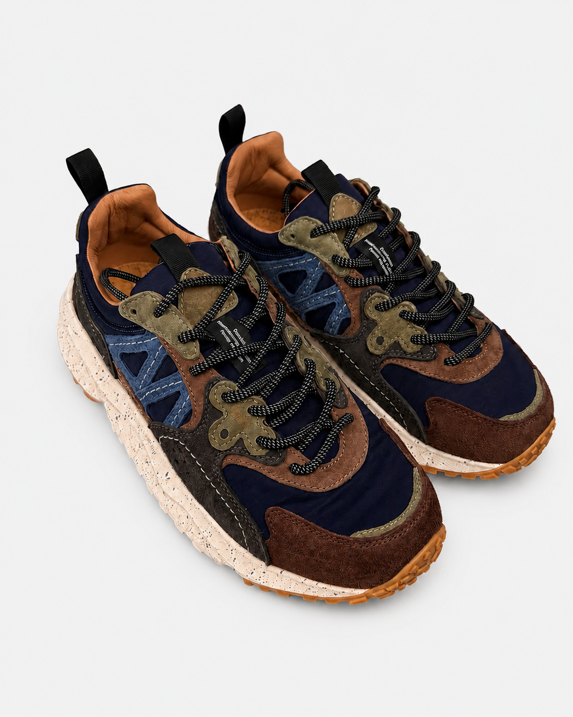Flower mountain sneakers uomo Yamano 3 brown-black-dark grey