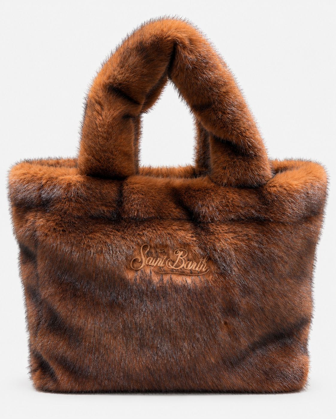 MC2 Saint Barth Borsa Donna Colette Soft Fur Marrone