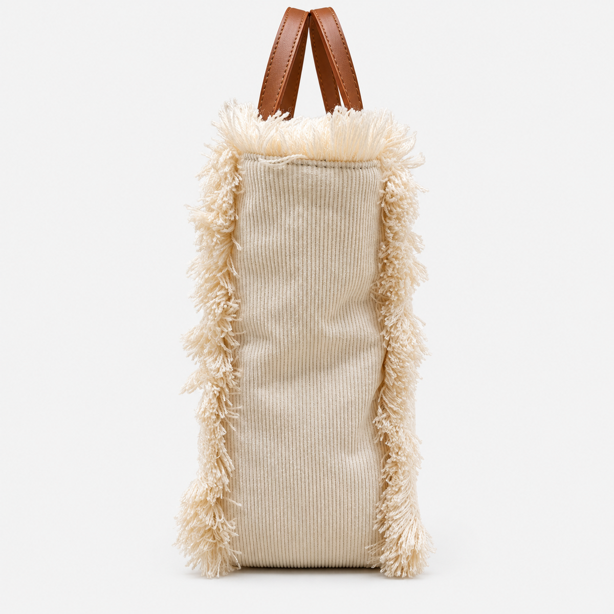 MC2 Saint Barth Borsa Donna Colette in Velluto Panna