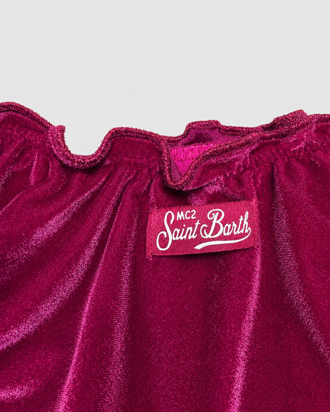 Slip Moon MC2 Saint Barth in velluto fucsia