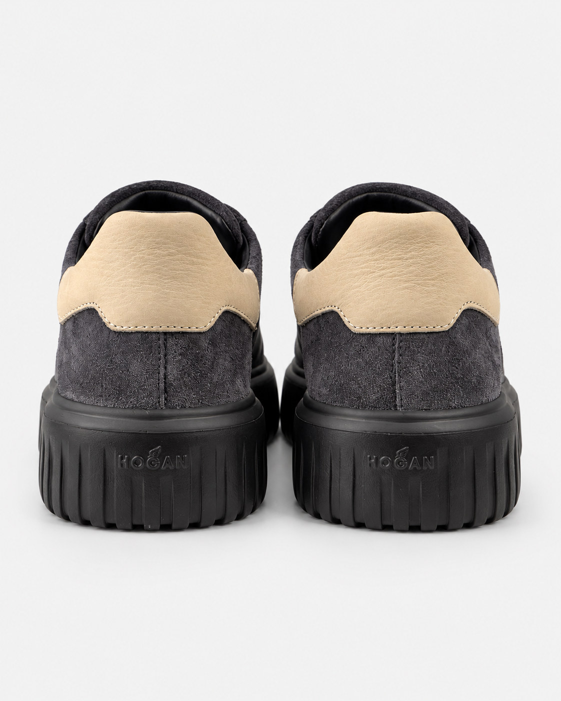 Hogan sneakers uomo h-stripes blu