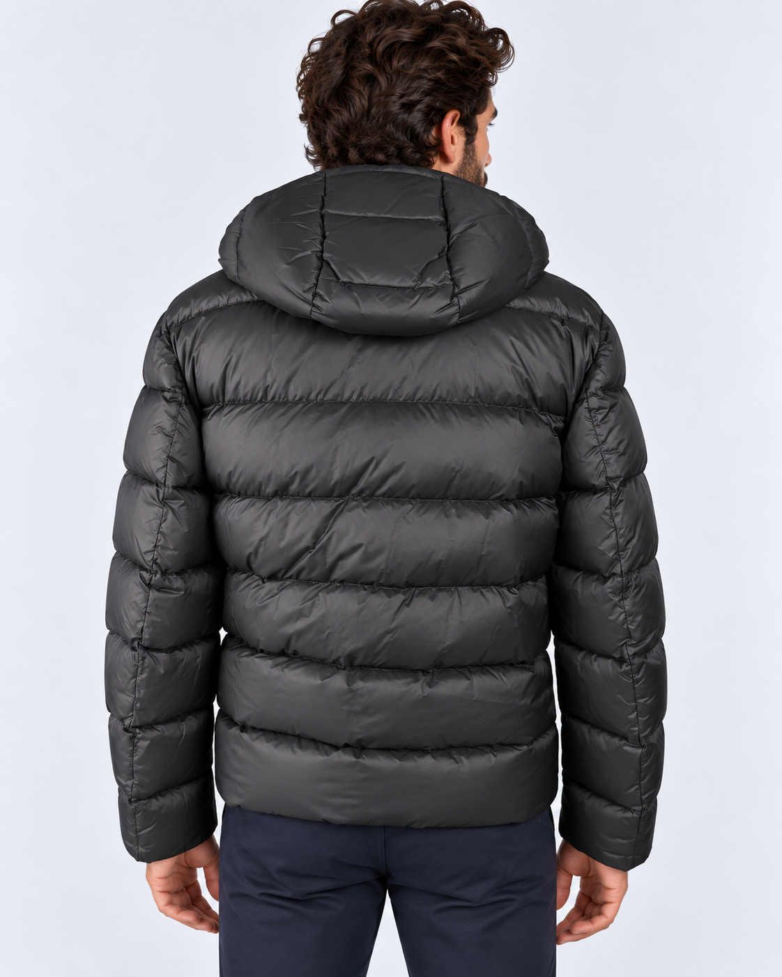 Fay Piumino uomo Double Front in nylon nero
