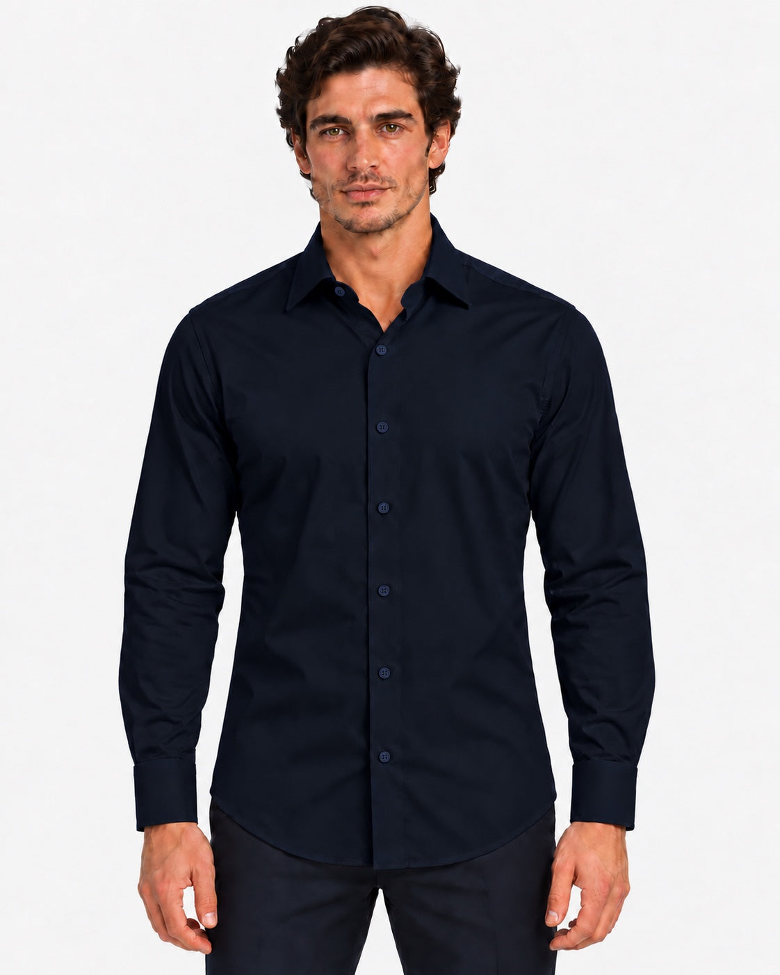 Archivium Camicia Tecnica Uomo Navy Blue