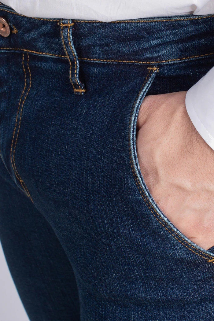 Denim Napoli tasca America blu scuro