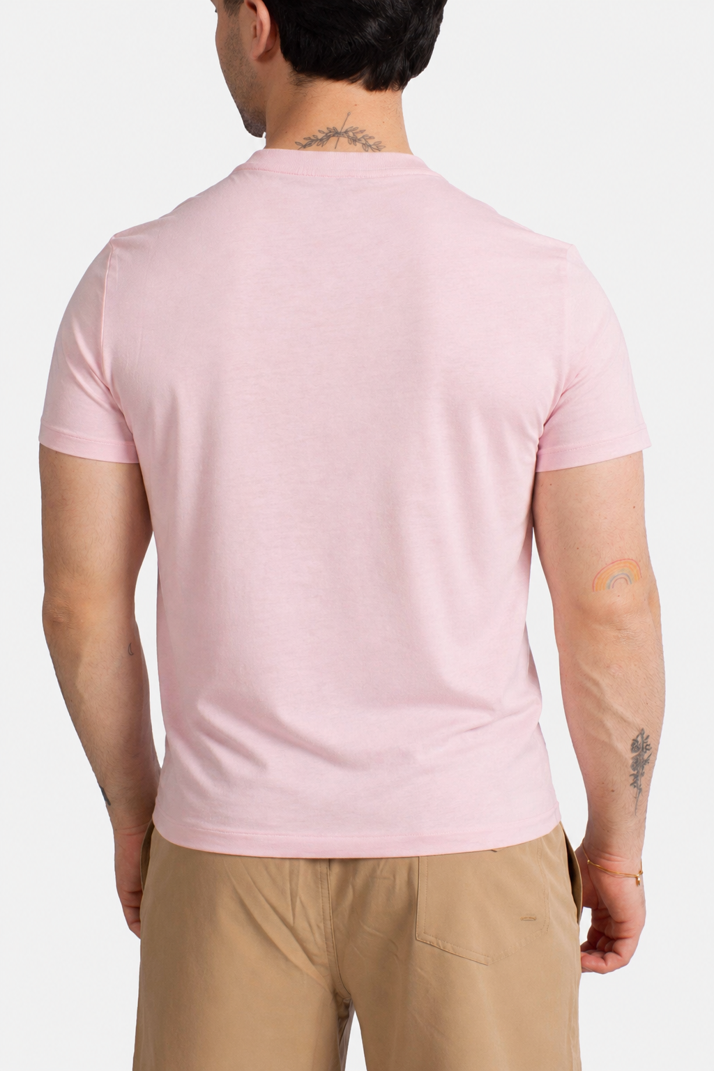 Maglietta in jersey Custom Slim-Fit pink