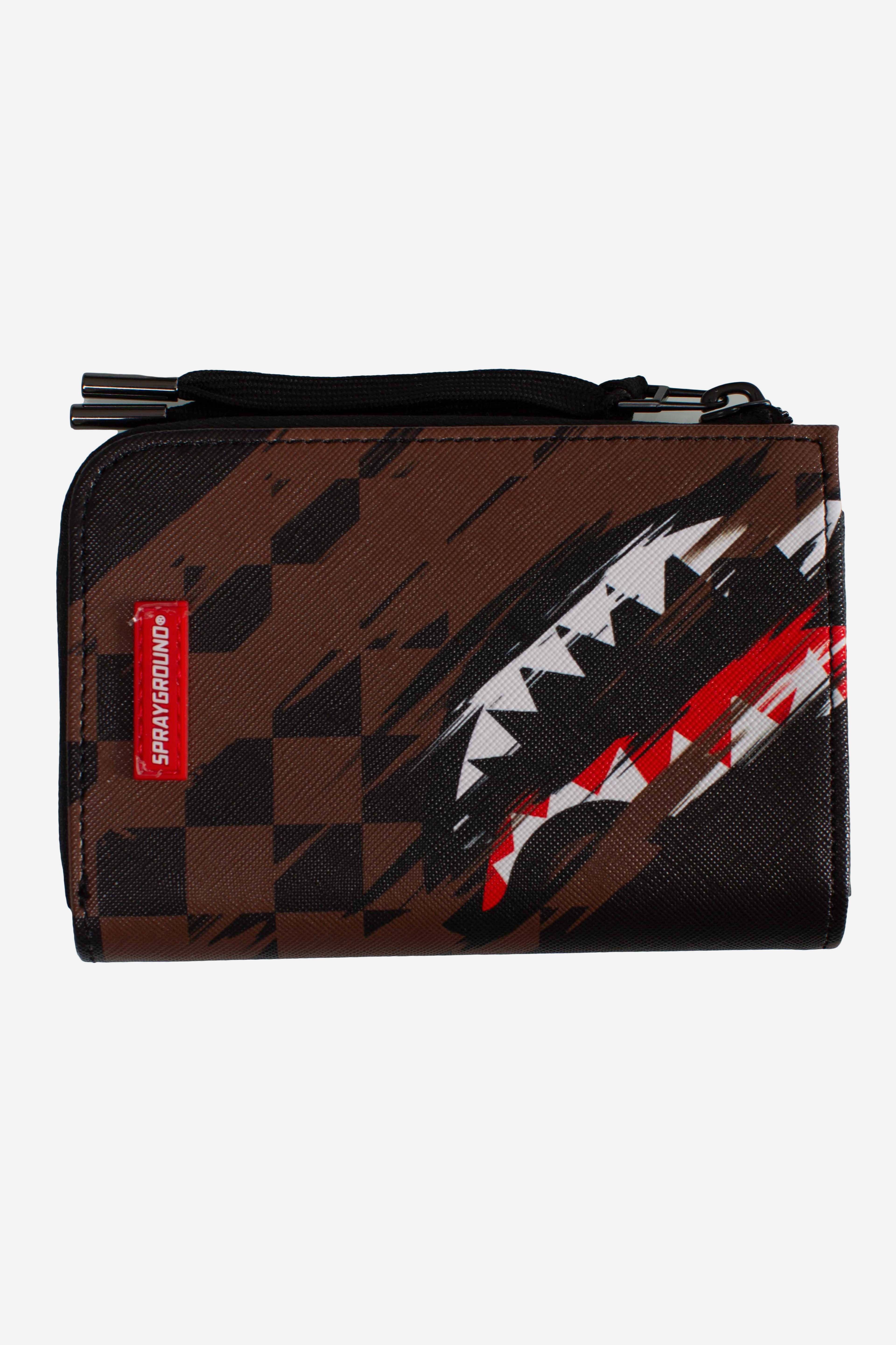 PORTACARTE SMEARED GRUNGE WALLET
