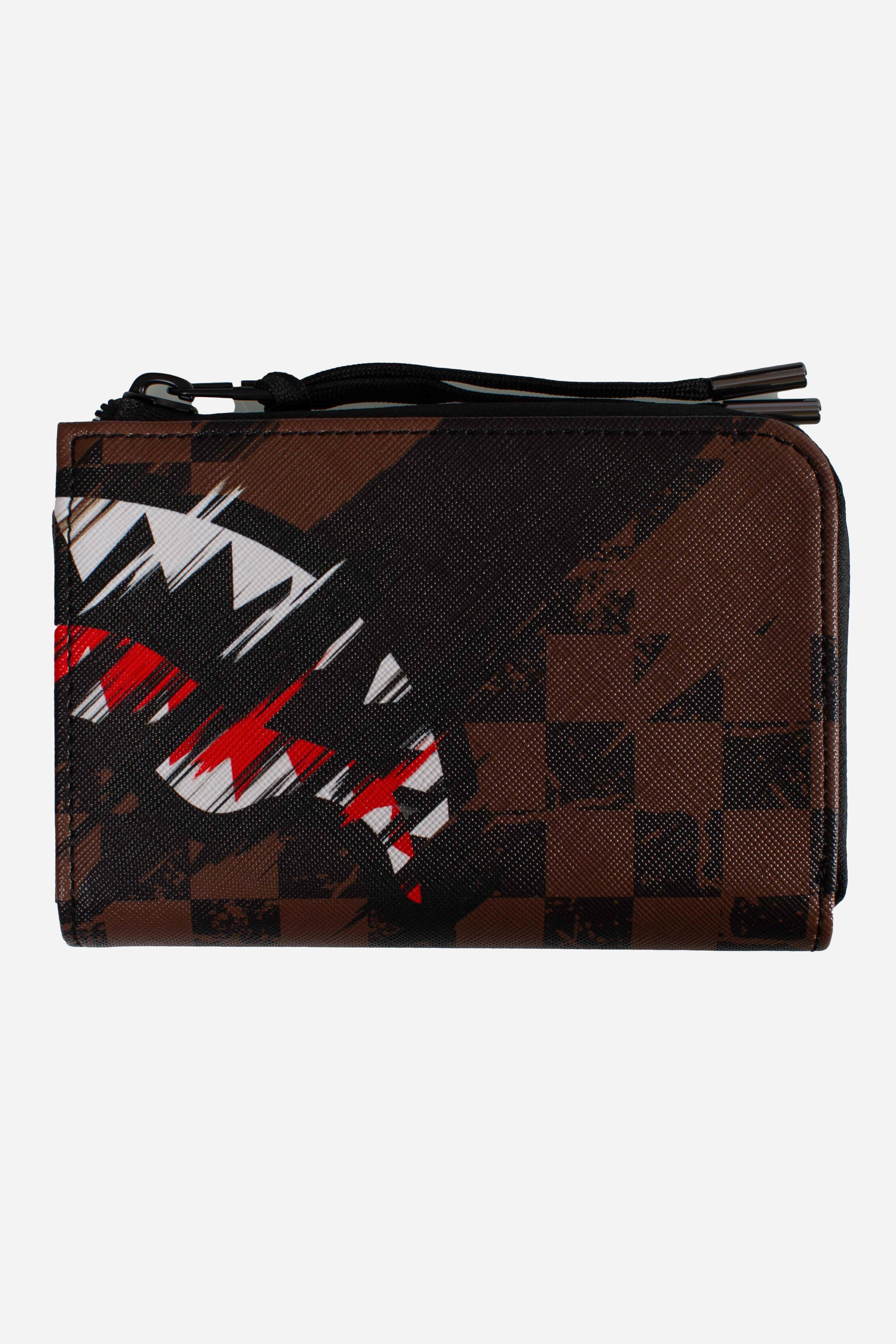 PORTACARTE SMEARED GRUNGE WALLET