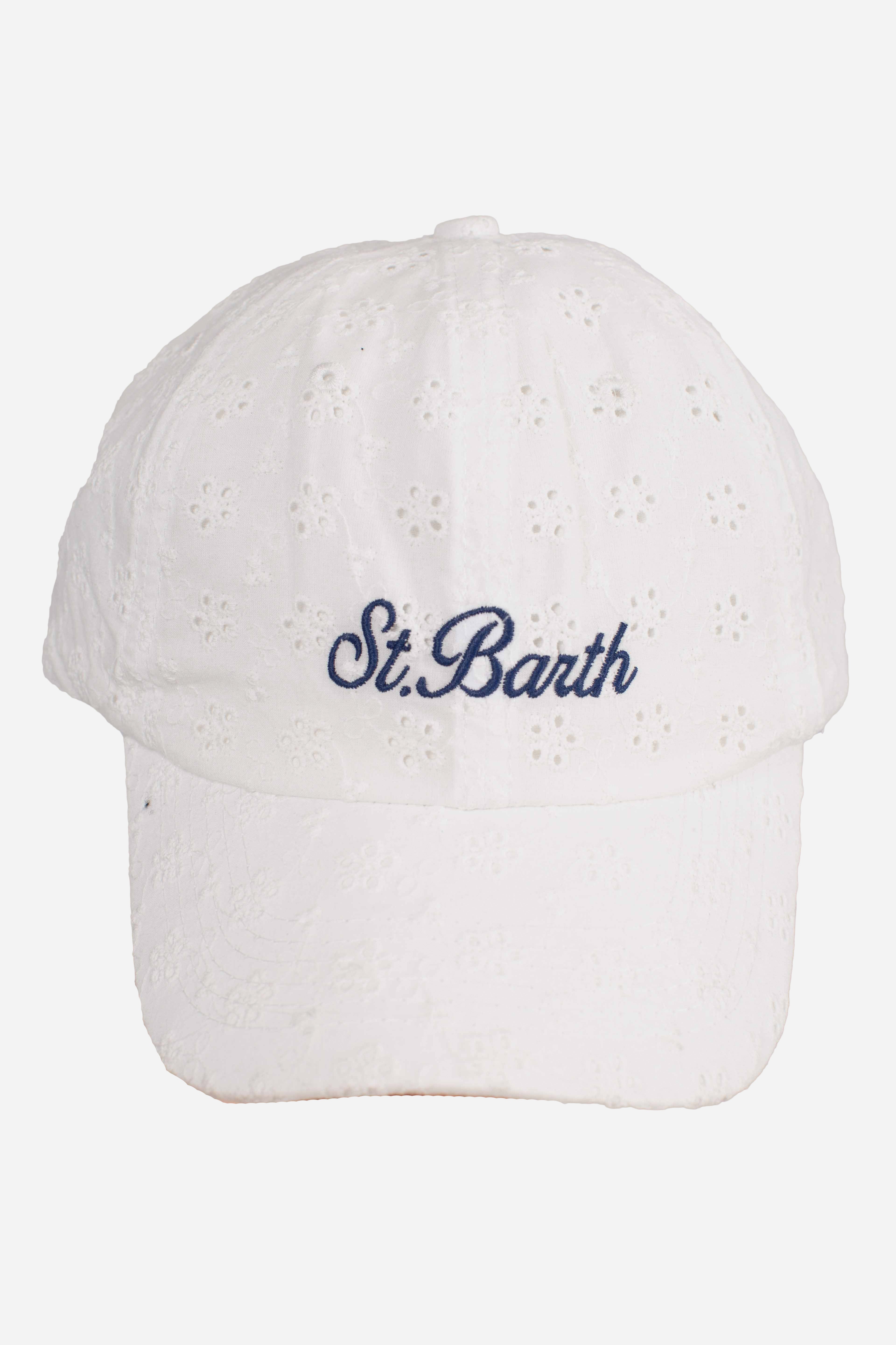 CAPPELLO BASEBALL COTTON MINI FLOWERS EMBRY WHITE