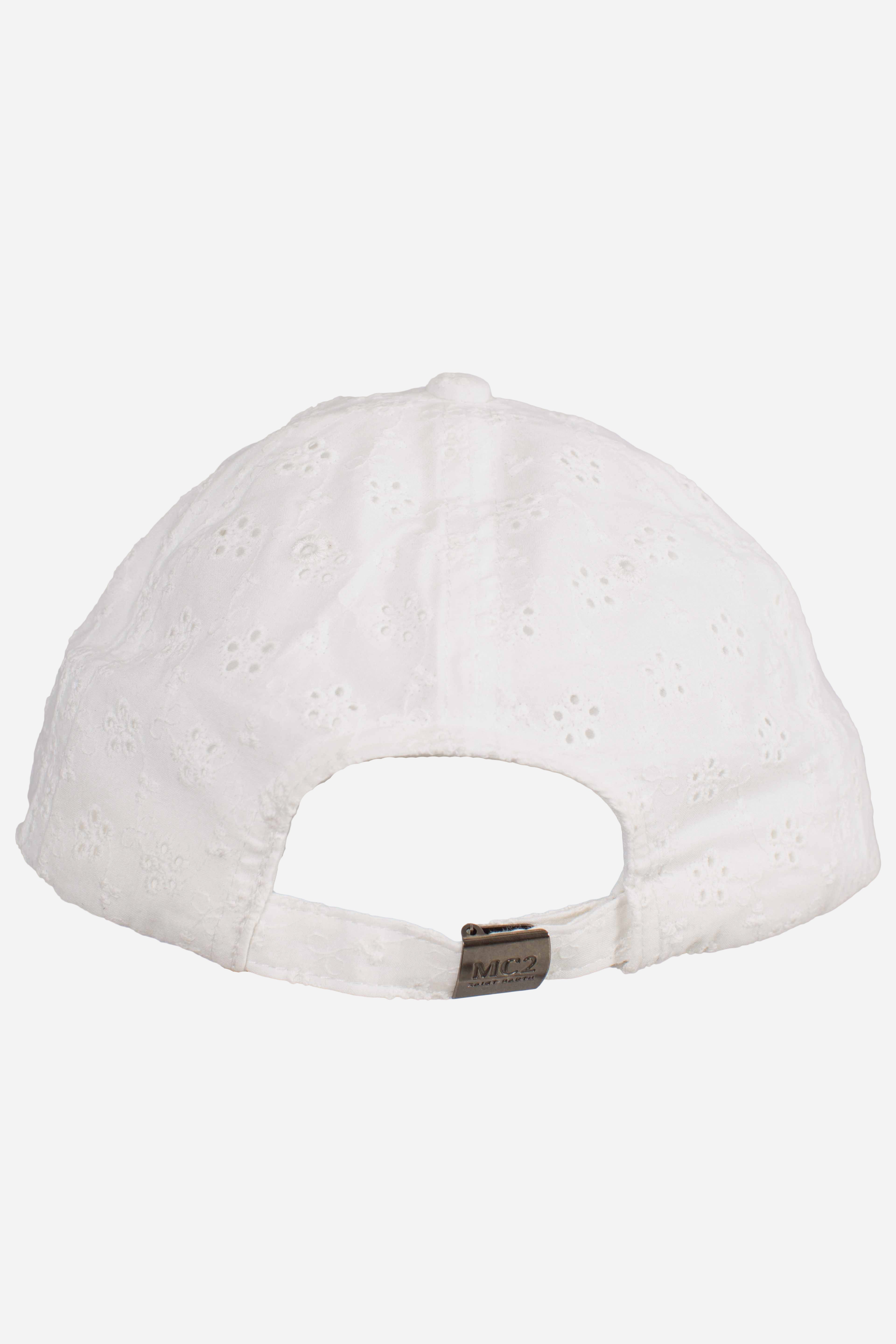 CAPPELLO BASEBALL COTTON MINI FLOWERS EMBRY WHITE