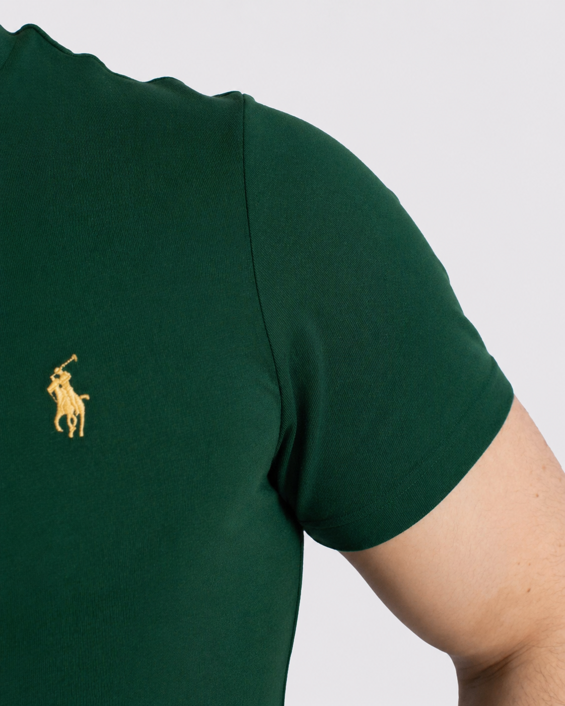 Maglietta in jersey Custom Slim-Fit green