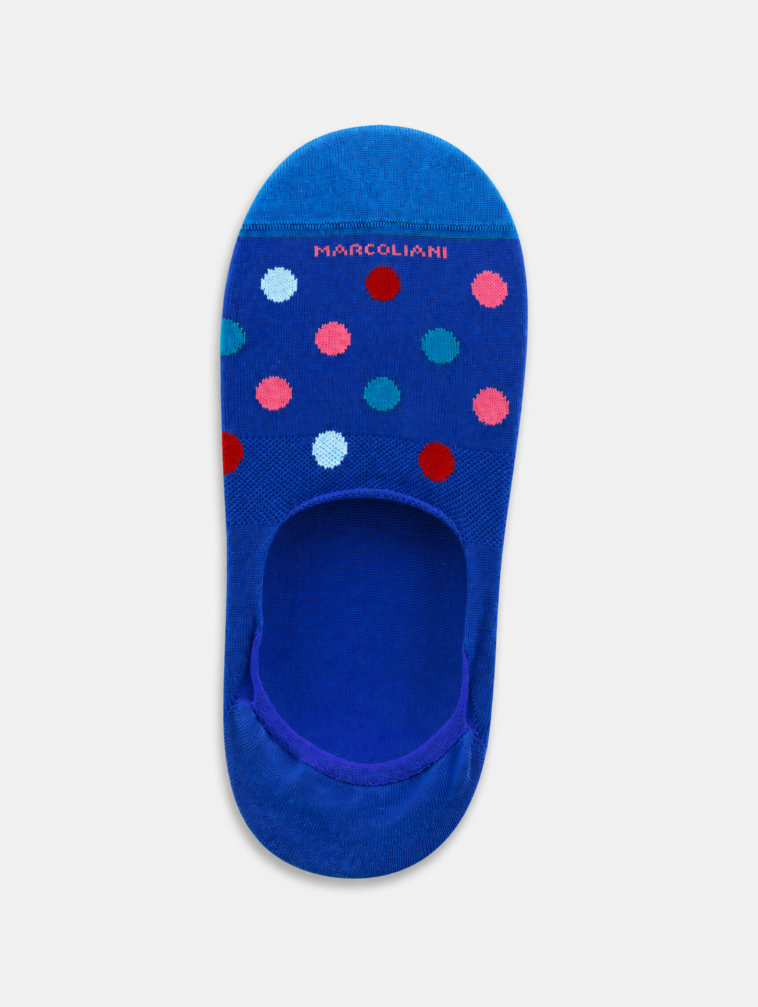 Calze fantasmini invisible touch royal blue