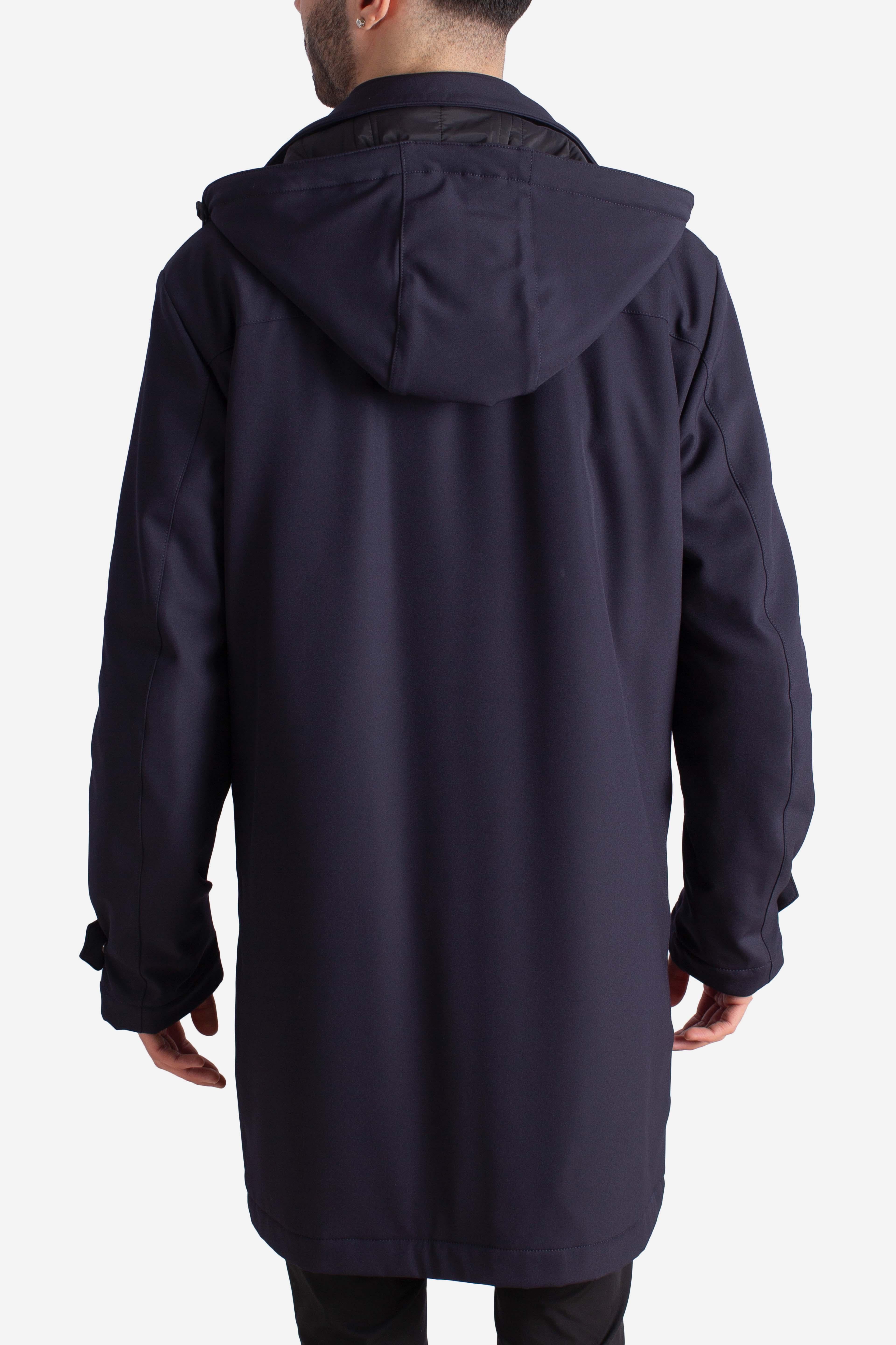 Morning Coat Travel in Jersey Stretch blu NAM6151037JXRFU807 FAY