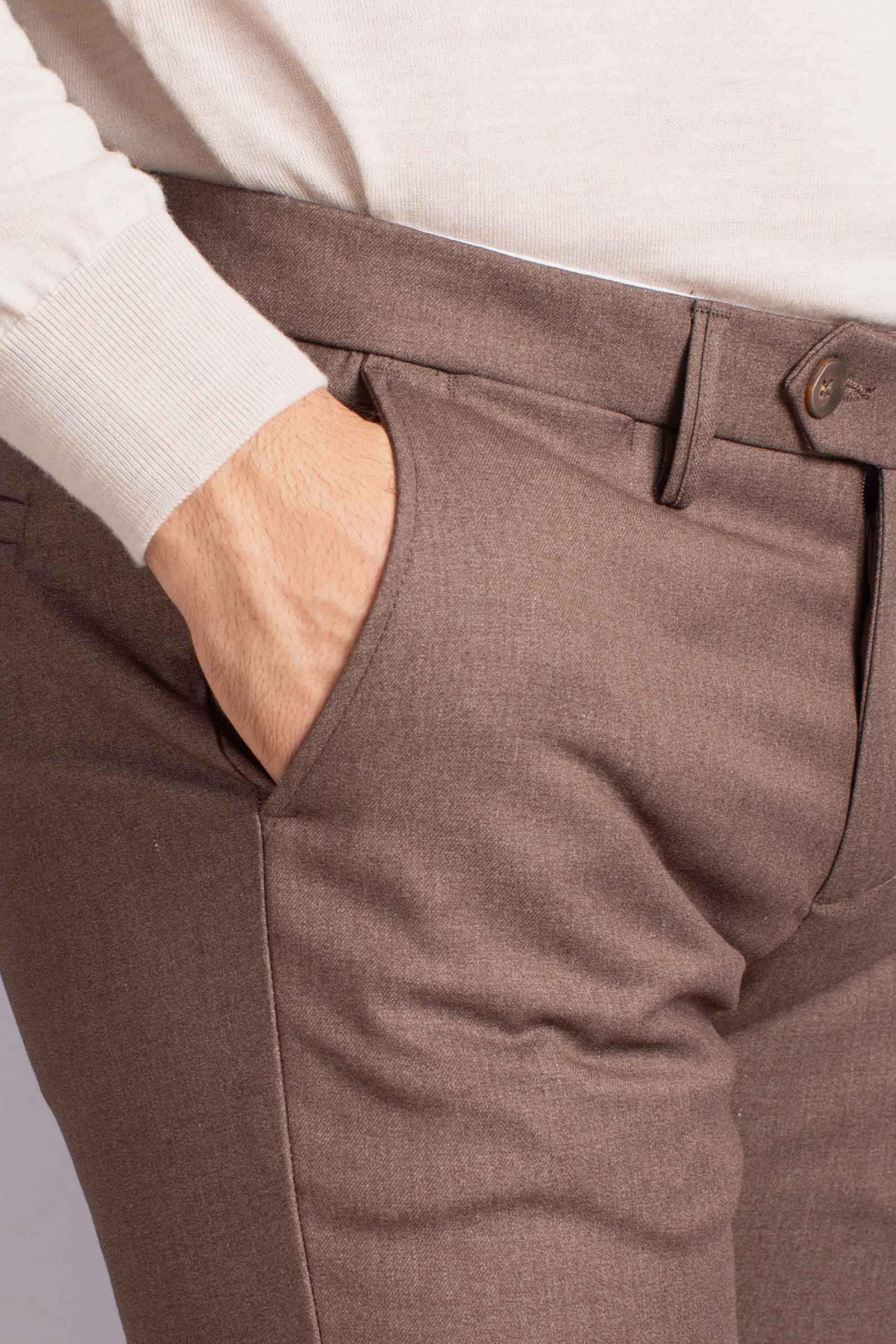 Pantalone nocciola chiaro NAPOLI126006CASHA ERNYS